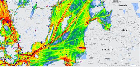 BALTIC SEA AIS Ship Traffic Live Map | Marine Vessel Traffic