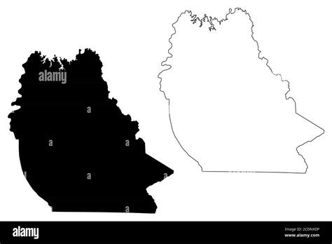 Whitley County, Kentucky (U.S. county, United States of America, USA, U.S., US) map vector ...