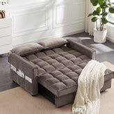 Outdo Velvet Convertible Sofa Bed Pull Out Sleeper Sofa - ShopStyle
