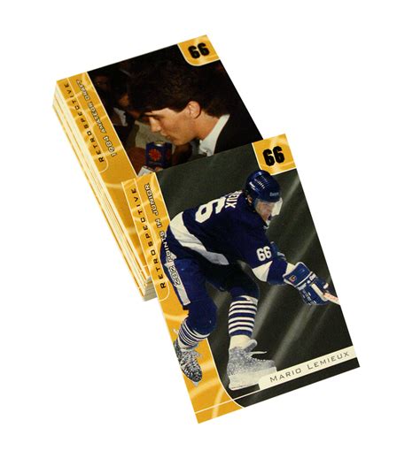 2001-02 HOCKEY - SIGNATURE SERIES MARIO LEMIEUX RETROSPECTIVE (20 CARDS)