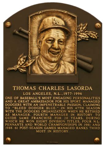 Lasorda, Tommy | Baseball Hall of Fame