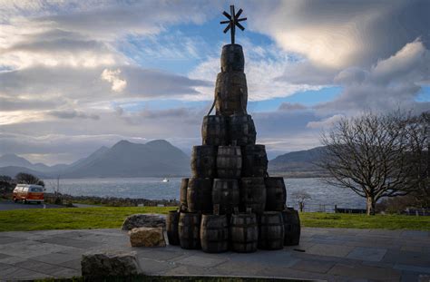 Raasay Distillery unveils Barrel Christmas Tree | DRAM Scotland