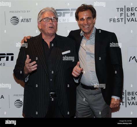 NEW YORK, NY - April 21: Mike Francesa, Chris Russo attends the premiere of 'Mike and The Mad ...