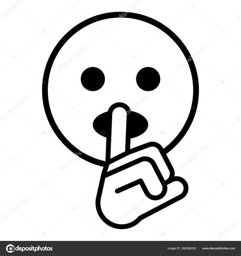 Shhh Sign Vector