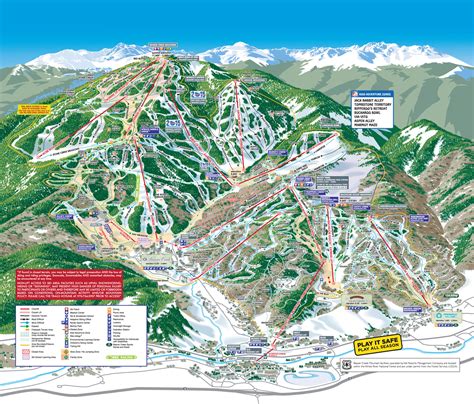 Beaver Creek Trail map - Freeride