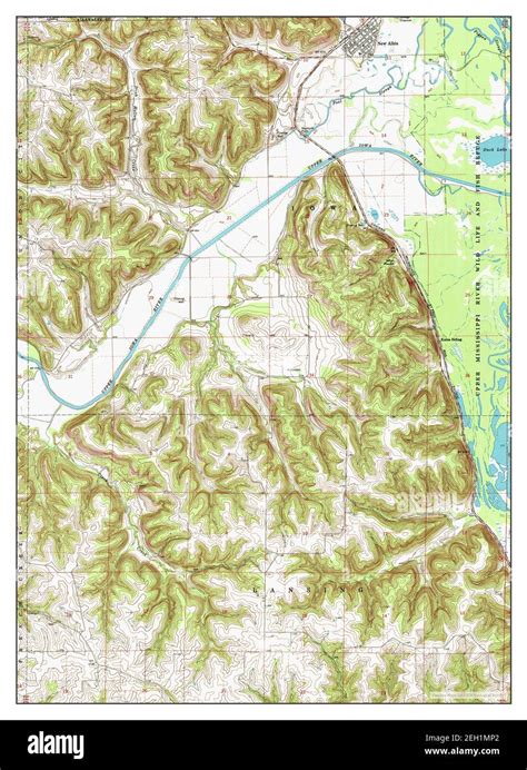 New Albin, Iowa, map 1968, 1:24000, United States of America by ...