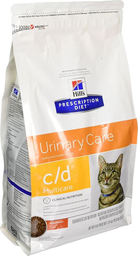 Hills C/D Multicare Bladder Health Cat Food 4 Lb: Amazon.ca: Pet Supplies