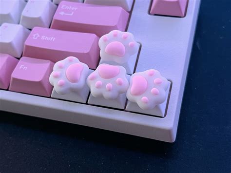 Cute Cat Paw Keycaps Cat Paw Keycap Set Kawaii Great - Etsy Singapore