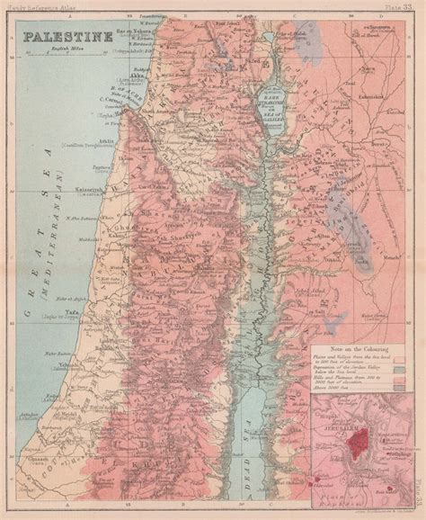 Israel | antique and vintage maps and prints