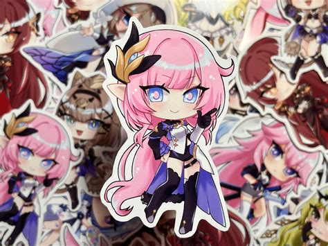 Honkai Impact 3rd Chibi Flame Chasers Stickers - Etsy