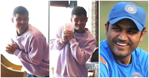 Riyan Parag Imitates Virender Sehwag’s Batting Ritual Perfectly, Leaves Fans Amused