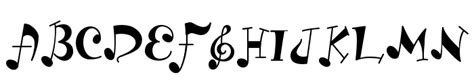 11 Free Music Fonts Images - Free Music Note Font, Music Symbols Font ...