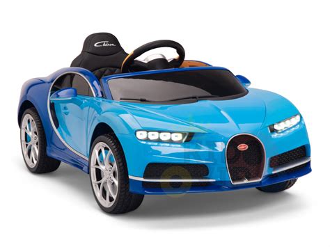 Blue Official Bugatti Chiron Kids Ride on Car - Kids VIP