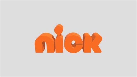 Nickelodeon Logo (2009-Present) [shortened] - Download Free 3D model by ...