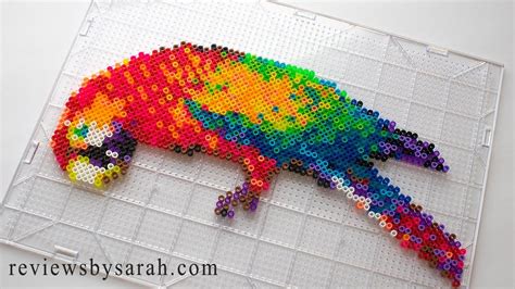 Perler Beads for Beginners - How to Create Bead Designs and Iron Them to Melt and Fuse - YouTube