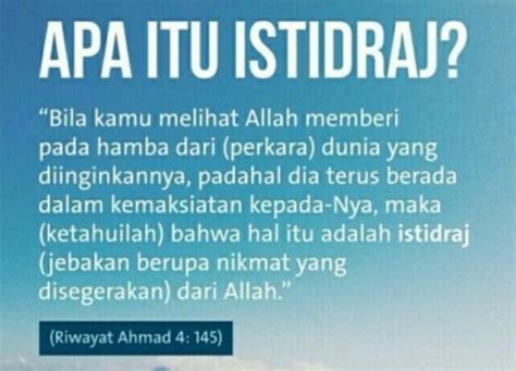 Mengenal Istidraj; Apa dan Bagaimana? - Syariah Online DepokSyariah Online Depok