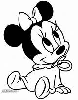 Disney Baby Minnie Mouse Coloring Pages Sketch Coloring Page sketch template