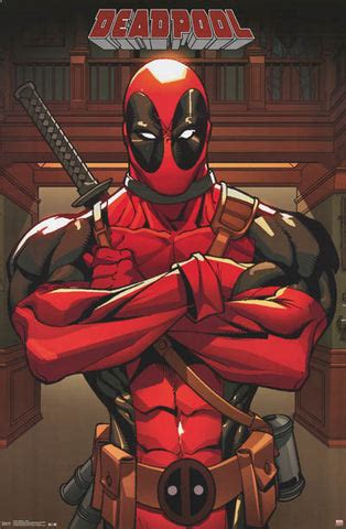 Deadpool Anti-Hero Marvel Comics Poster 22x34 – BananaRoad