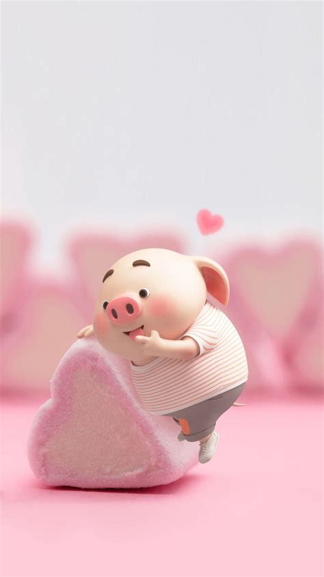 Cute Cartoon Pig Wallpapers - Top Free Cute Cartoon Pig Backgrounds - WallpaperAccess