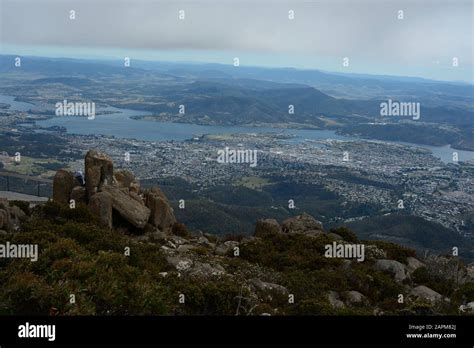 Tasmania Mount Wellington summit Stock Photo - Alamy