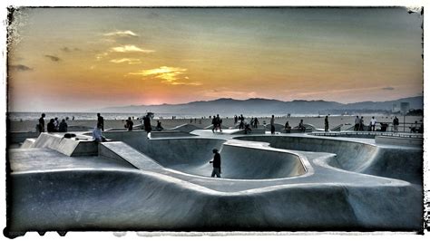 Venice Beach Skateboard Park Sunset | Shutterbug