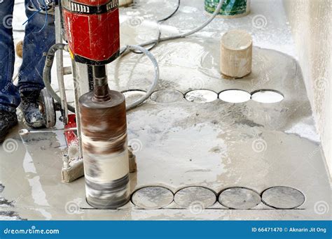 Concrete drilling stock photo. Image of core, electric - 66471470