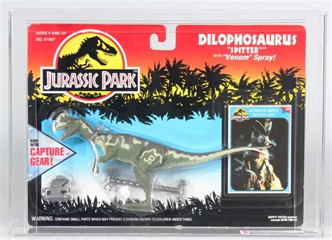 1994 Kenner Jurassic Park Carded Action Figure - Dilophosaurus 'Spitter'