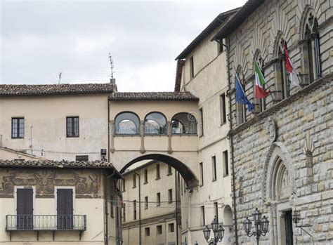 Citta Di Castello (Umbria, Italy) Stock Image - Image of facade ...