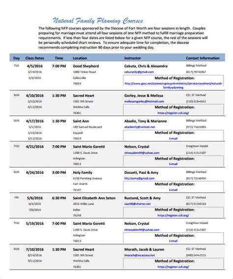 Wedding Day Schedule Template Excel