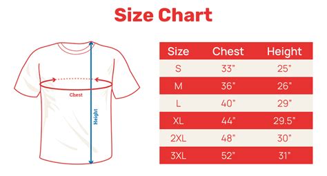 T-Shirt Size Chart – WordCamp Asia 2023