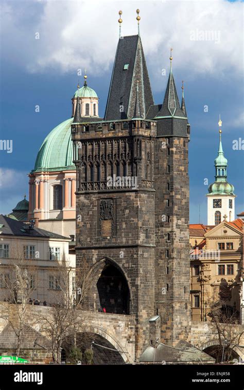 Prague Old Town bridge Tower at Charles Bridge Prague architecture Old ...