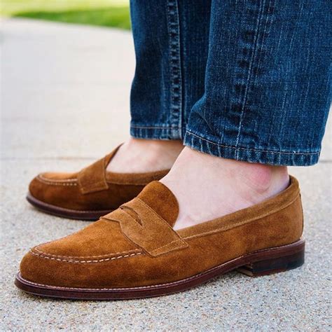 stylejournaldaily Friday afternoon loafin' I'm wearing Alden snuff suede LHS loafers from ...