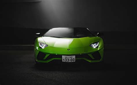 Green Lamborghini Aventador S Roadster 4k Wallpaper,HD Cars Wallpapers,4k Wallpapers,Images ...
