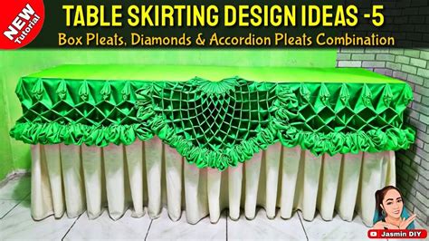 Table Skirting Design Ideas - 5 Tutorial Steps for Any Occasion