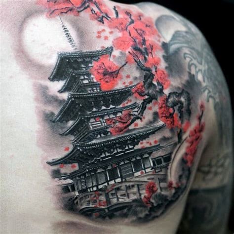 101 Cool Cherry Blossom Tattoo Designs for Men