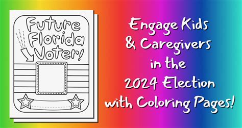 2024 Election Coloring Pages • Seminole County Democratic Party