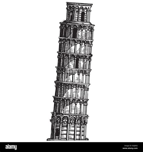 Leaning tower pisa silhouette hi-res stock photography and images - Alamy