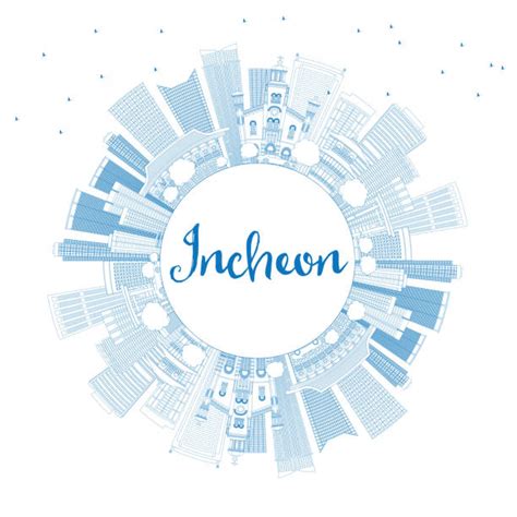 40+ Incheon Skyline Stock Illustrations, Royalty-Free Vector Graphics ...