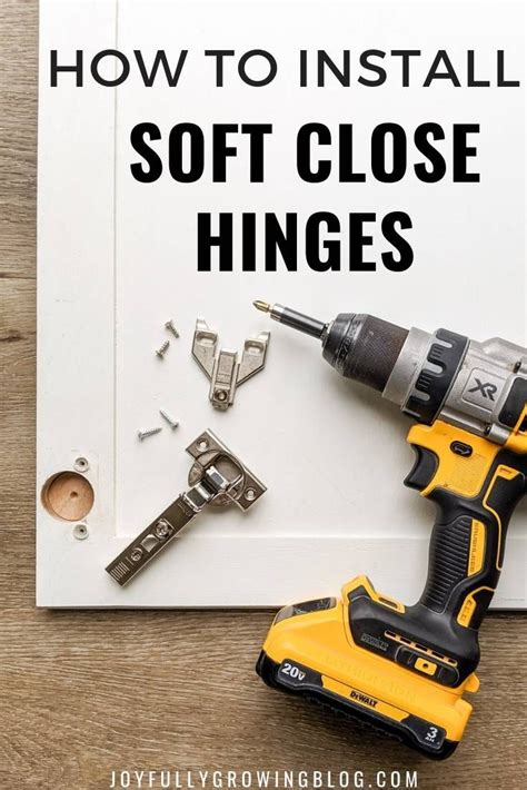 How to install soft close hinges on any kitchen cabinet door – Artofit