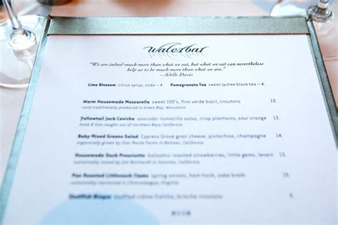 Lunch at Waterbar, San Francisco - The Wandering Eater