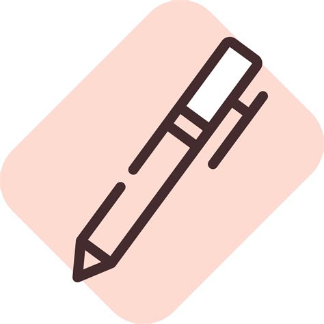 Stationery pencil, illustration, vector on a white background. 13575004 ...