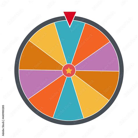 Wheel of fortune vector illustration. Wheel of fortune logo Stock Vector | Adobe Stock