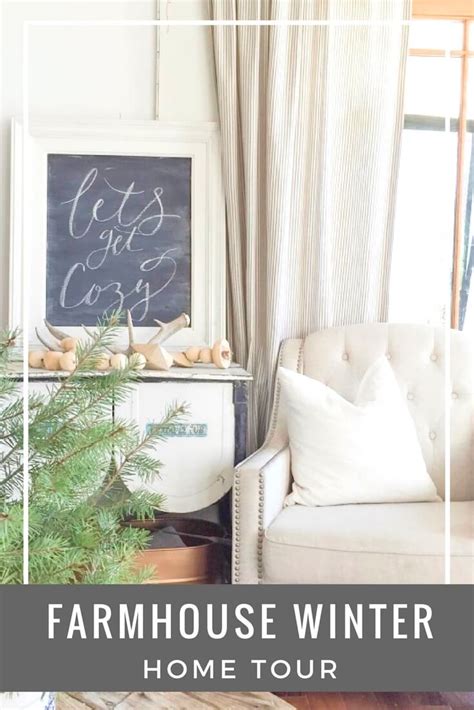 Farmhouse Winter Decor | Winter Home Tour - Twelve On Main