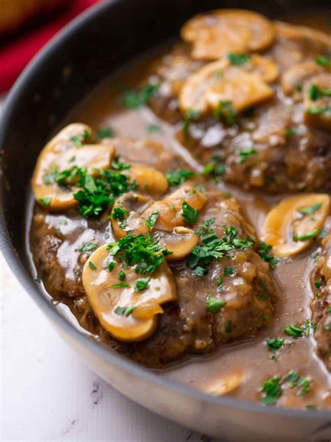 Chopped Steaks with Mushroom Gravy | A Mind "Full" Mom