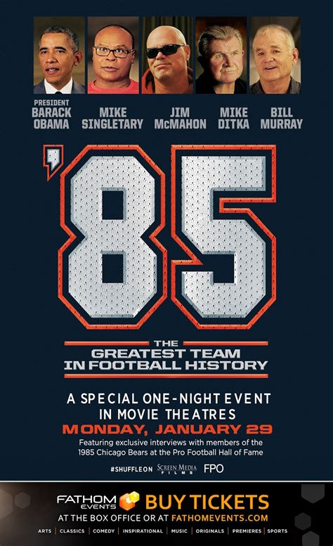 The Movie Sleuth: Trailers: The Chicago Bears Documentary '85: The ...