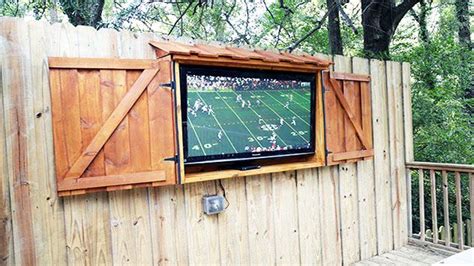 Outdoor TV Cabinet for Your Super Bowl Party