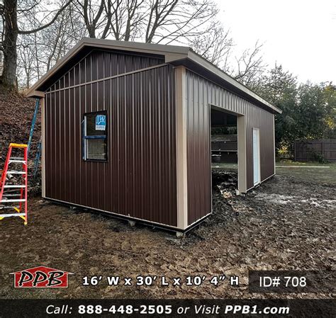 708 - Brown Shed - Pioneer Pole Buildings, Inc.