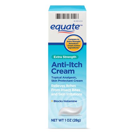 Equate Extra Strength Anti-Itch & Skin Protectant Cream; 1 oz - Walmart.com