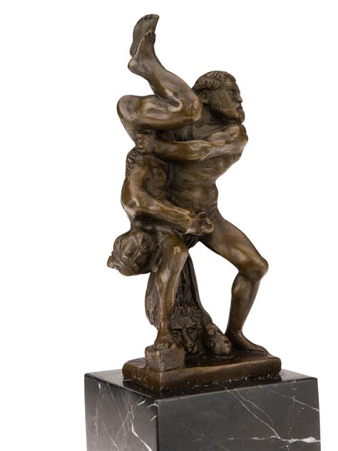 Statuette d´Hercule et de Diomède - lutteurs - bronze - 34 cm | eBay