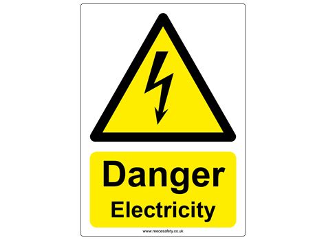 "Danger, Electricity" Safety Sign | Reece Safety